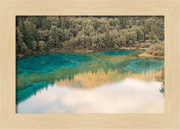Tranquil Reflections At Five Flower Lake