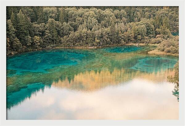 Tranquil Reflections At Five Flower Lake
