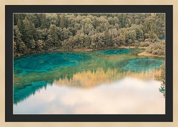Tranquil Reflections At Five Flower Lake