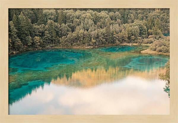 Tranquil Reflections At Five Flower Lake