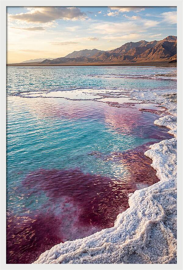 Tranquil Reflections At Great Salt Lake