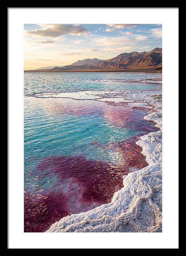 Tranquil Reflections At Great Salt Lake