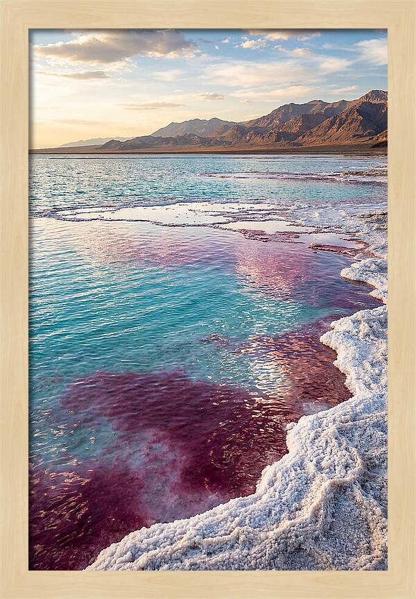 Tranquil Reflections At Great Salt Lake