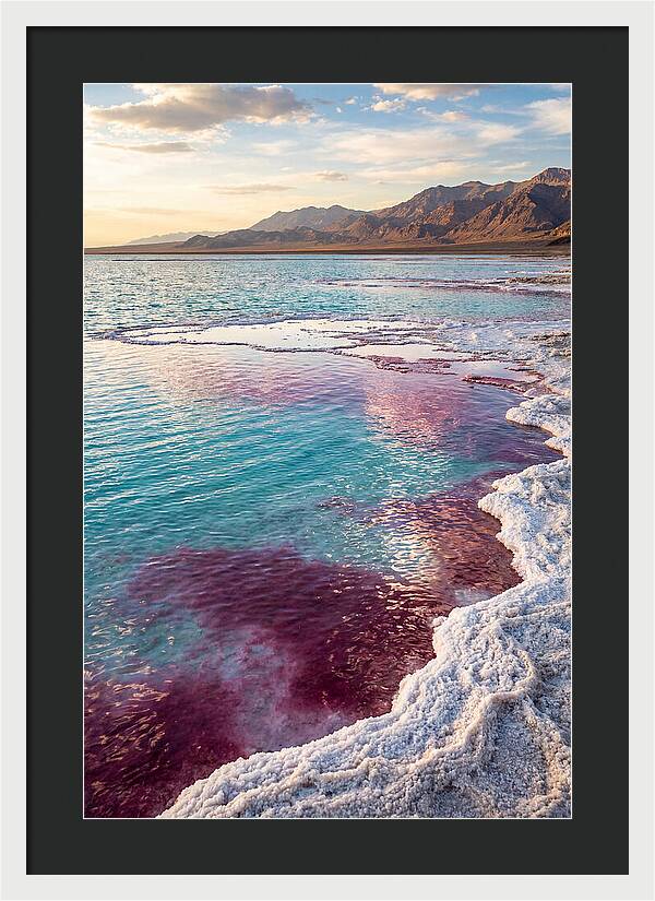 Tranquil Reflections At Great Salt Lake