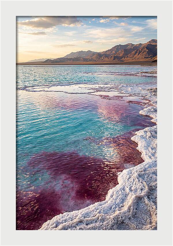Tranquil Reflections At Great Salt Lake