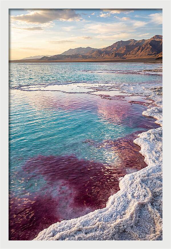 Tranquil Reflections At Great Salt Lake