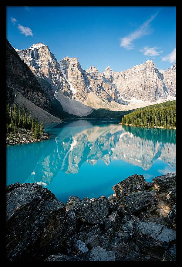 Tranquil Reflections At Moraine Lake