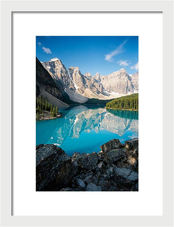 Tranquil Reflections At Moraine Lake