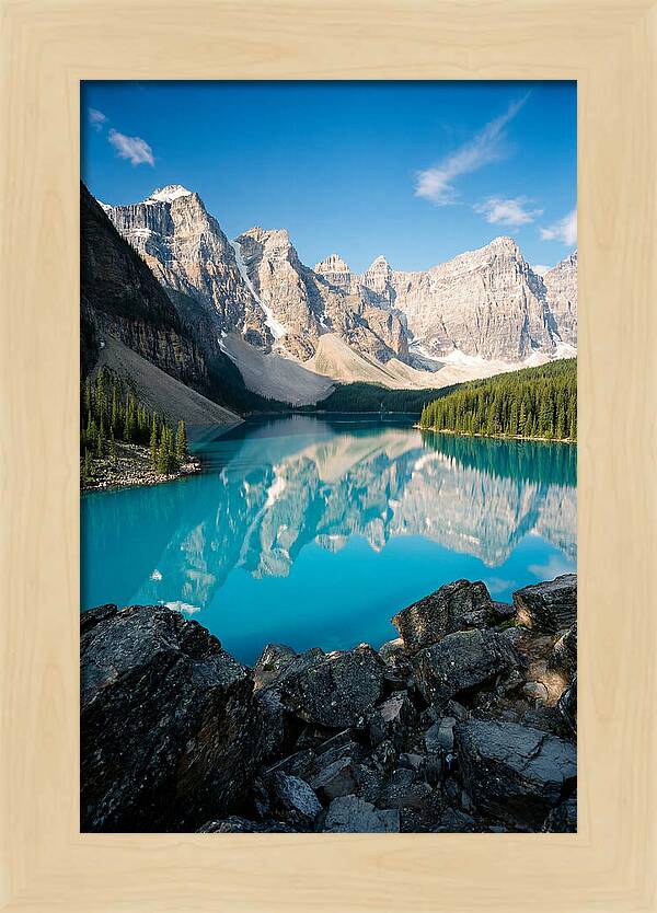 Tranquil Reflections At Moraine Lake