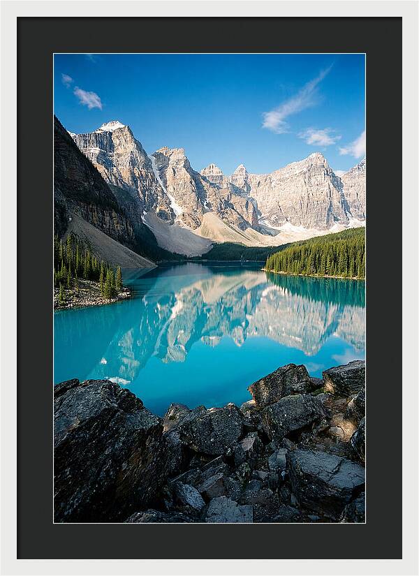 Tranquil Reflections At Moraine Lake