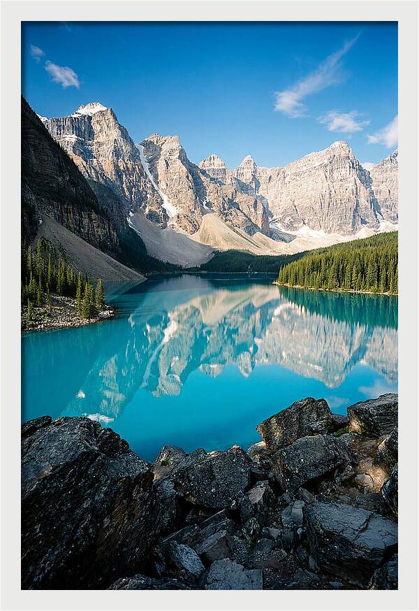 Tranquil Reflections At Moraine Lake