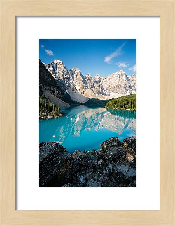 Tranquil Reflections At Moraine Lake
