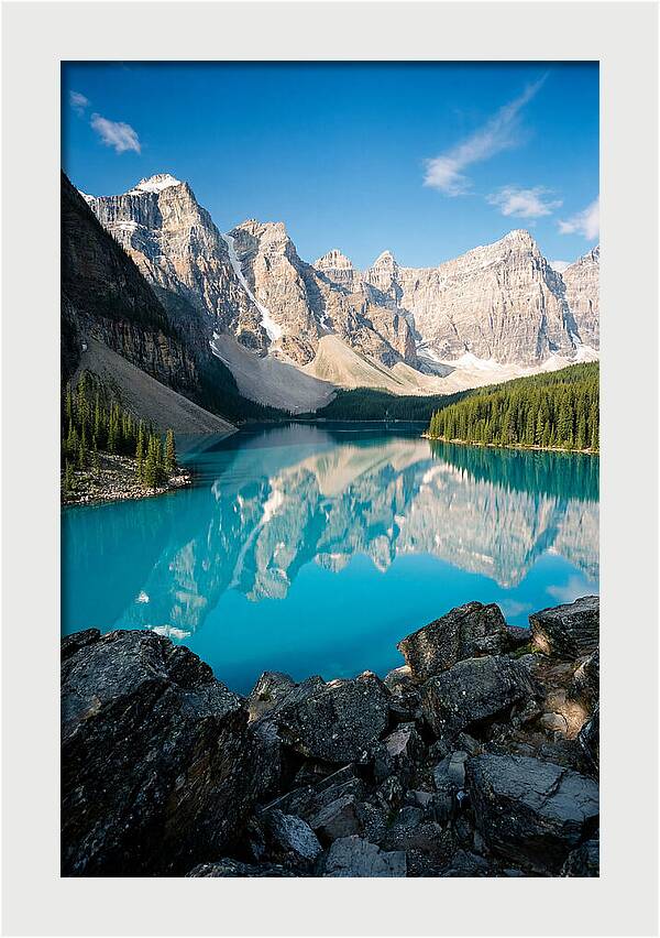 Tranquil Reflections At Moraine Lake
