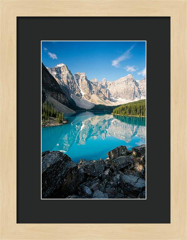 Tranquil Reflections At Moraine Lake