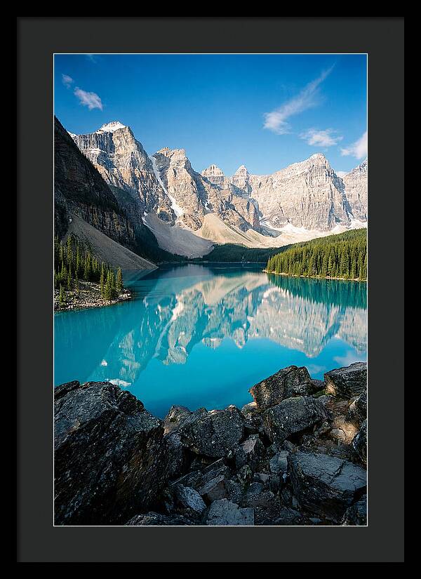 Tranquil Reflections At Moraine Lake
