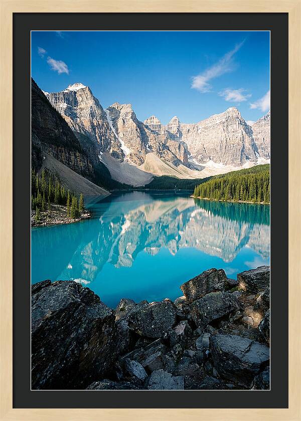 Tranquil Reflections At Moraine Lake