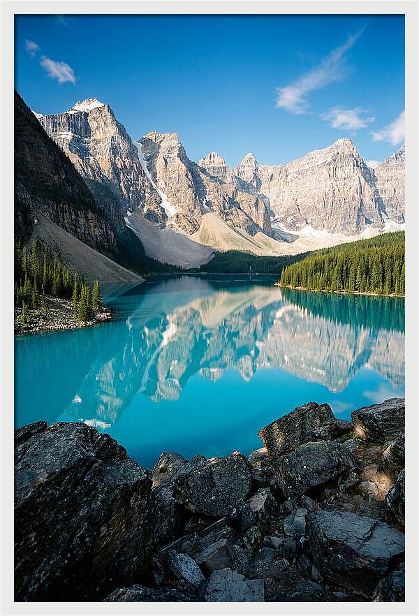 Tranquil Reflections At Moraine Lake