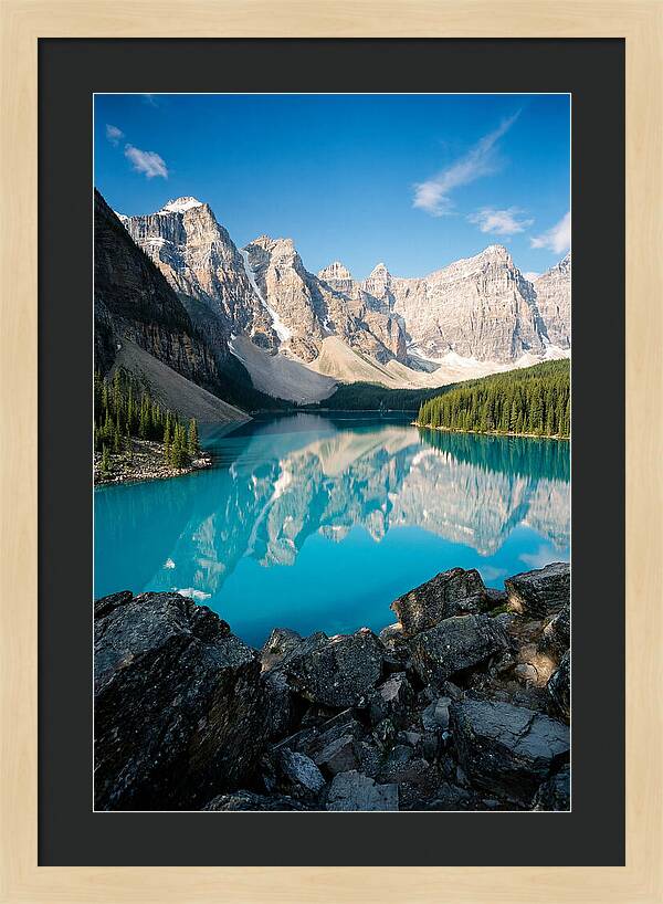 Tranquil Reflections At Moraine Lake