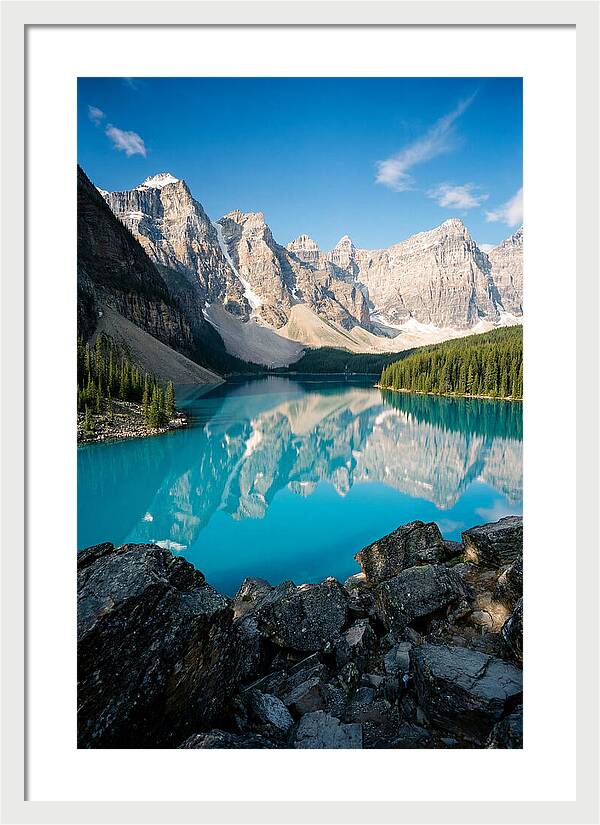 Tranquil Reflections At Moraine Lake