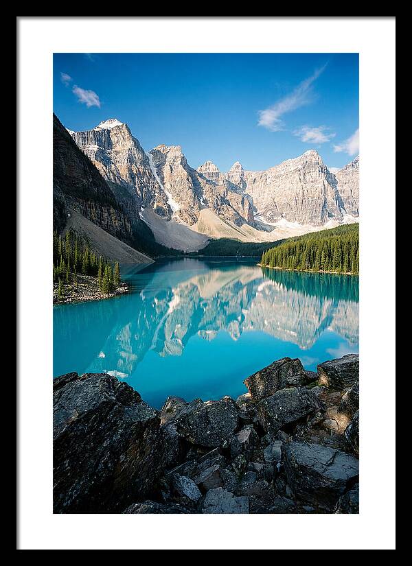 Tranquil Reflections At Moraine Lake