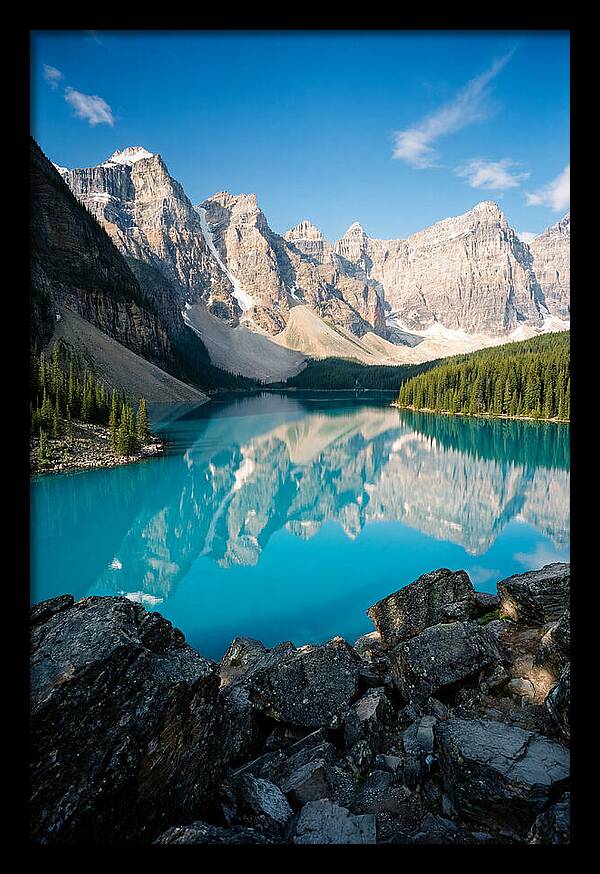 Tranquil Reflections At Moraine Lake