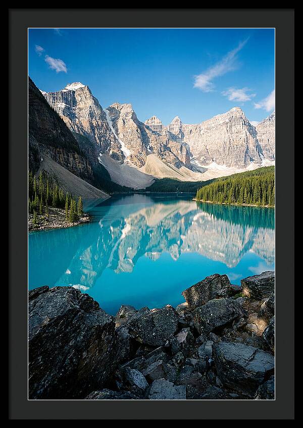 Tranquil Reflections At Moraine Lake