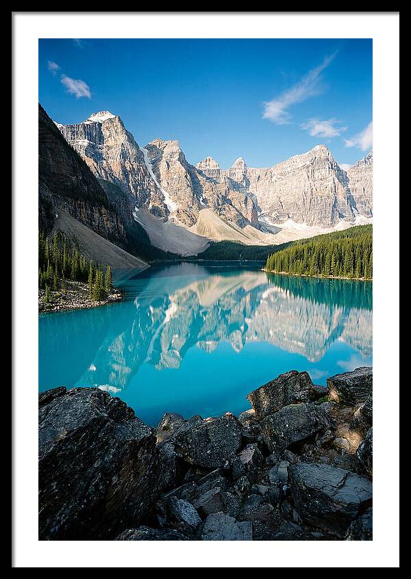 Tranquil Reflections At Moraine Lake
