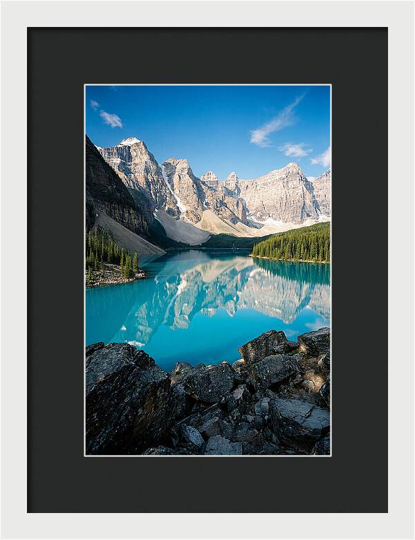 Tranquil Reflections At Moraine Lake