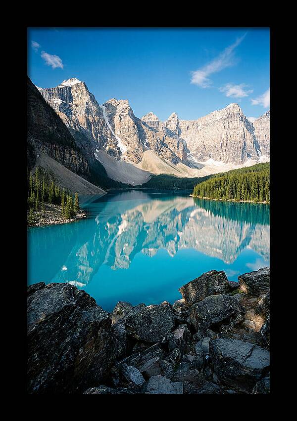 Tranquil Reflections At Moraine Lake