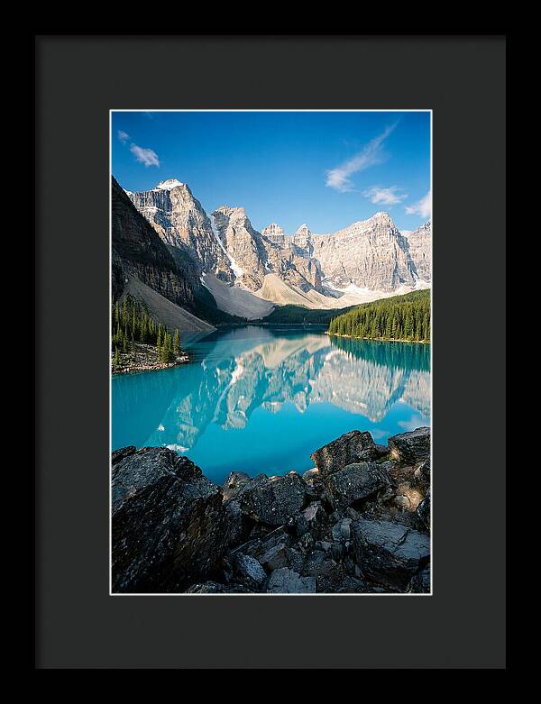 Tranquil Reflections At Moraine Lake