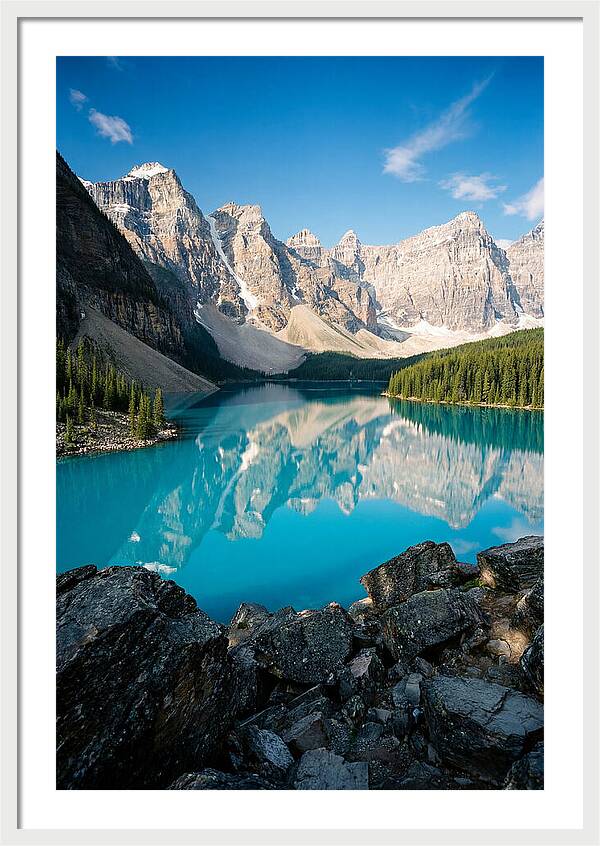 Tranquil Reflections At Moraine Lake