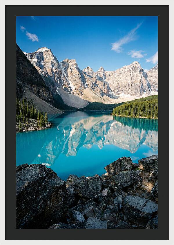 Tranquil Reflections At Moraine Lake