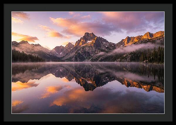Tranquil Reflections At Sawtooth Lake