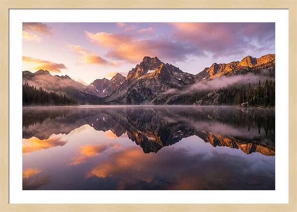 Tranquil Reflections At Sawtooth Lake