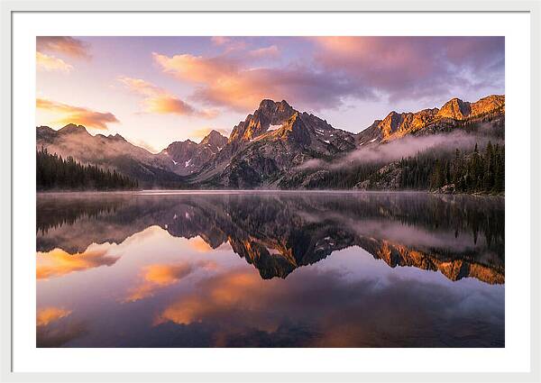 Tranquil Reflections At Sawtooth Lake