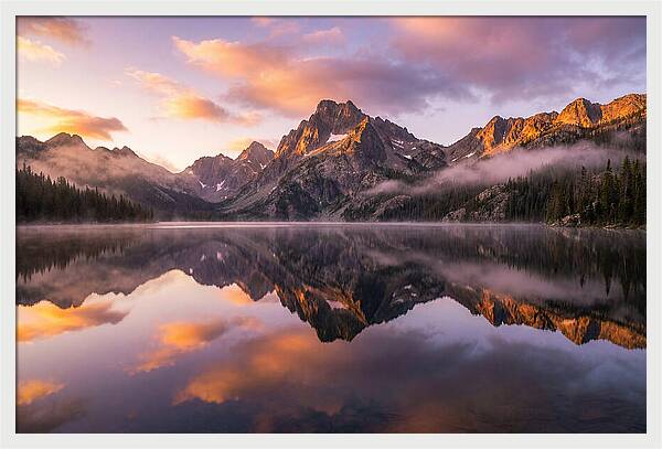 Tranquil Reflections At Sawtooth Lake