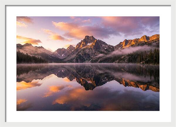 Tranquil Reflections At Sawtooth Lake