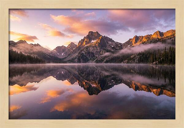 Tranquil Reflections At Sawtooth Lake