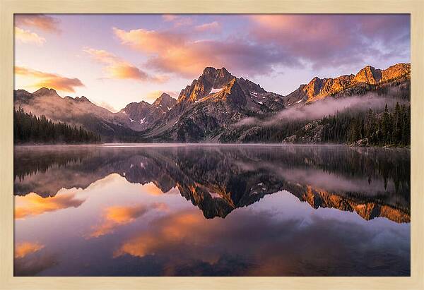 Tranquil Reflections At Sawtooth Lake