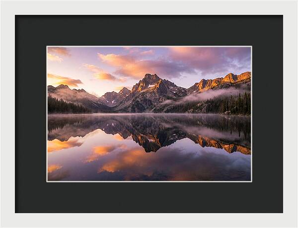 Tranquil Reflections At Sawtooth Lake