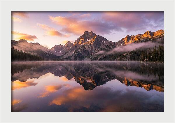 Tranquil Reflections At Sawtooth Lake
