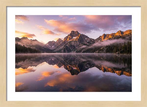 Tranquil Reflections At Sawtooth Lake