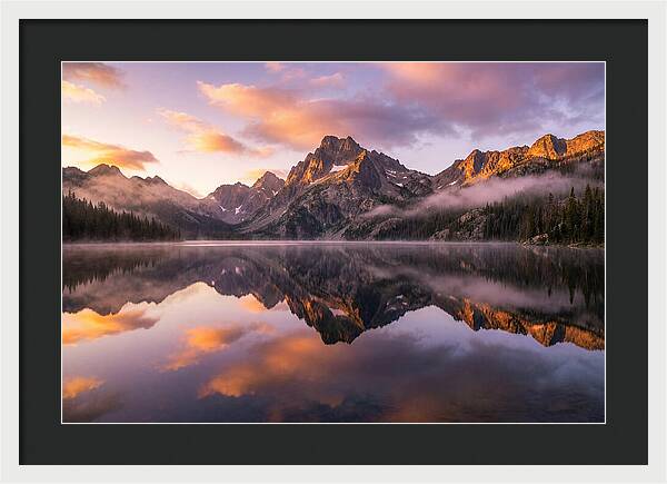 Tranquil Reflections At Sawtooth Lake