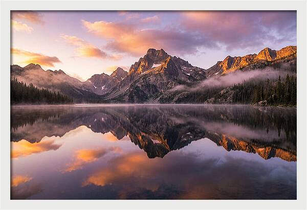 Tranquil Reflections At Sawtooth Lake