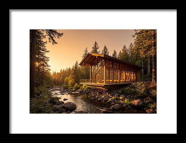Tranquil Reflections At Thorncrown Chapel