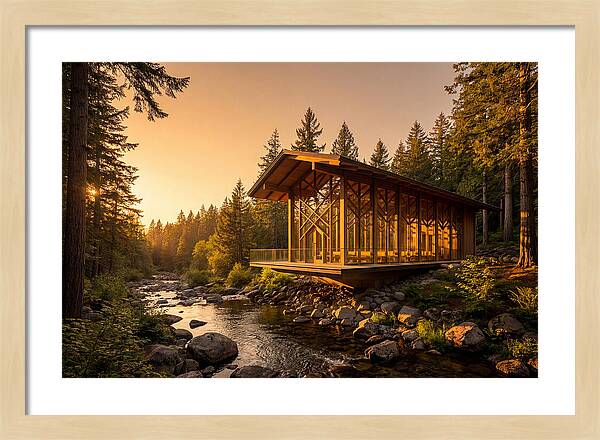 Tranquil Reflections At Thorncrown Chapel