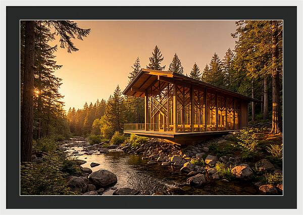 Tranquil Reflections At Thorncrown Chapel