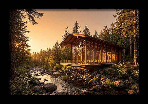 Tranquil Reflections At Thorncrown Chapel