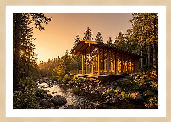 Tranquil Reflections At Thorncrown Chapel