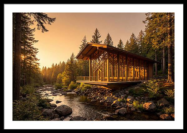 Tranquil Reflections At Thorncrown Chapel